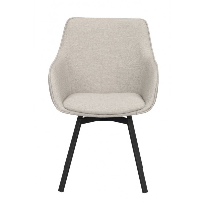 RO Alison Arm Chair Beige/Black